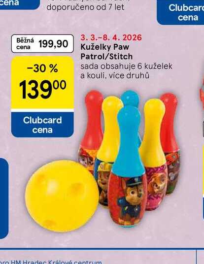 Kuželky Paw Patrol