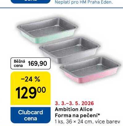 Ambition Alice Forma na pečení