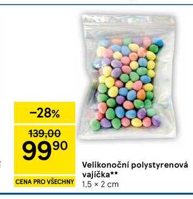 Velikonoční polystyrenová vajíčka