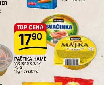 PAŠTIKA HAMÉ vybrané druhy 75 g 