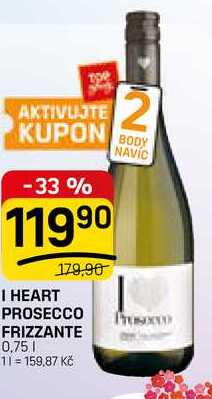 I HEART PROSECCO FRIZZANTE 0,75l