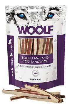 Woolf pochoutka soft lamb and cod sandwich long 100g