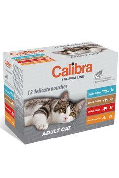 Calibra Cat Kapsa Premium Adult Multipack 12x100g