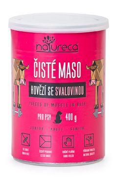Natureca konzerva hovězí se svalovinou pro psy 400g