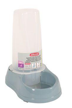 Miska se zásobníkem na vodu krmivo 0,65l modrá Zolux