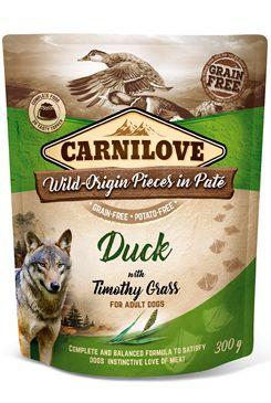 Carnilove Dog Pouch paté duck & timothy grass 300g