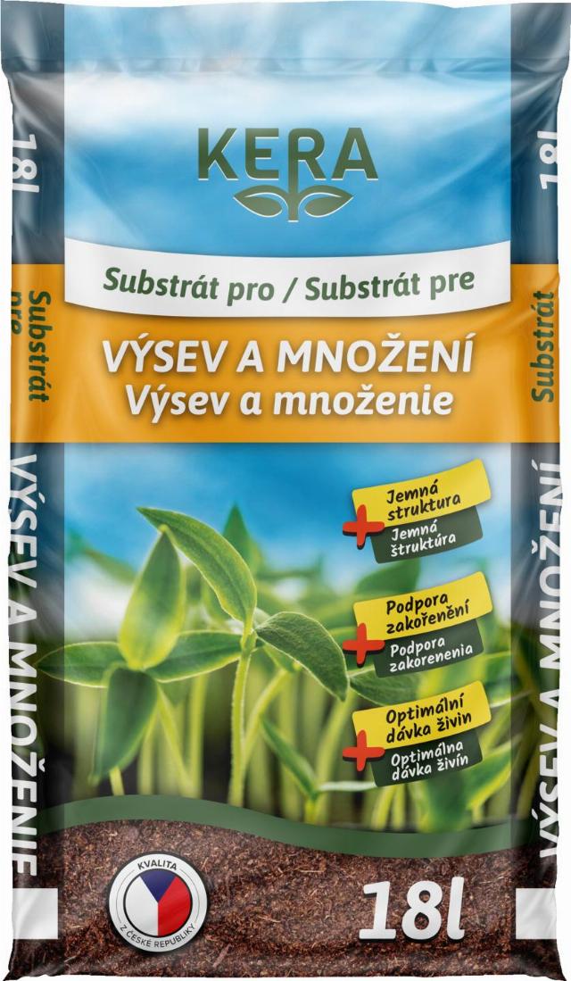 KERA Substrát pro výsev a množení 18 l