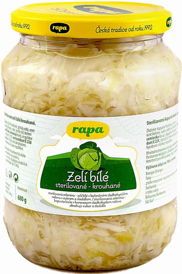 Rapa Bzenec Zelí sterilované