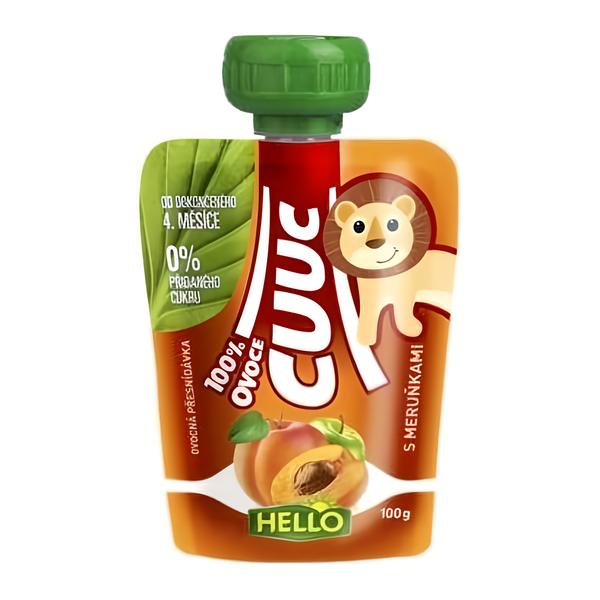Hello Cuuc 100% ovocná kapsička s meruňkami