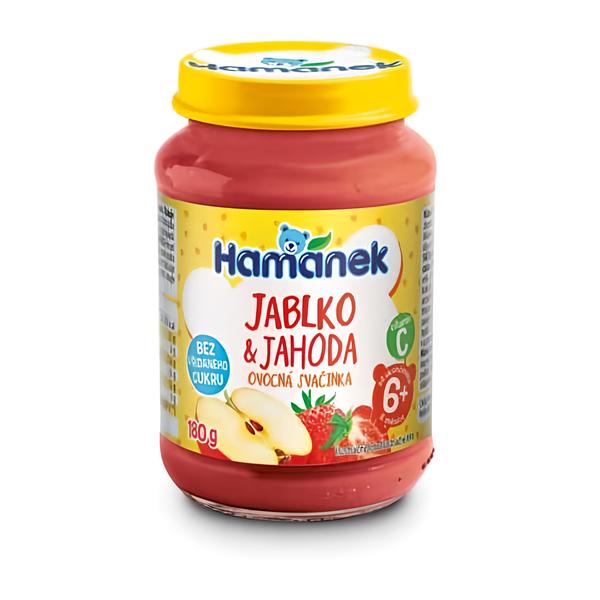 Hamánek Dětská výživa s jahodami neslazená