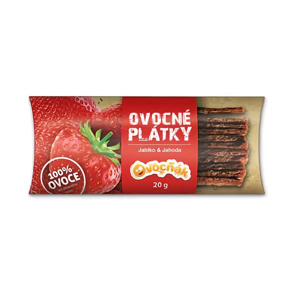 Ovocňák plátky Jablko-Jahoda