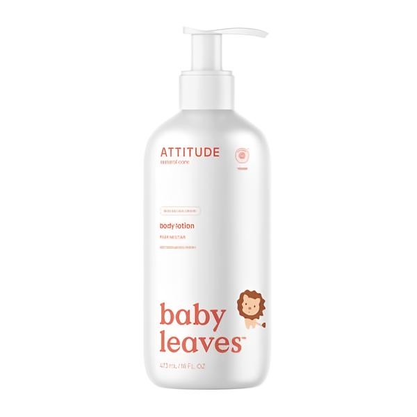 Attitude Baby leaves Dětské tělové mléko s vůní hruškové šťávy