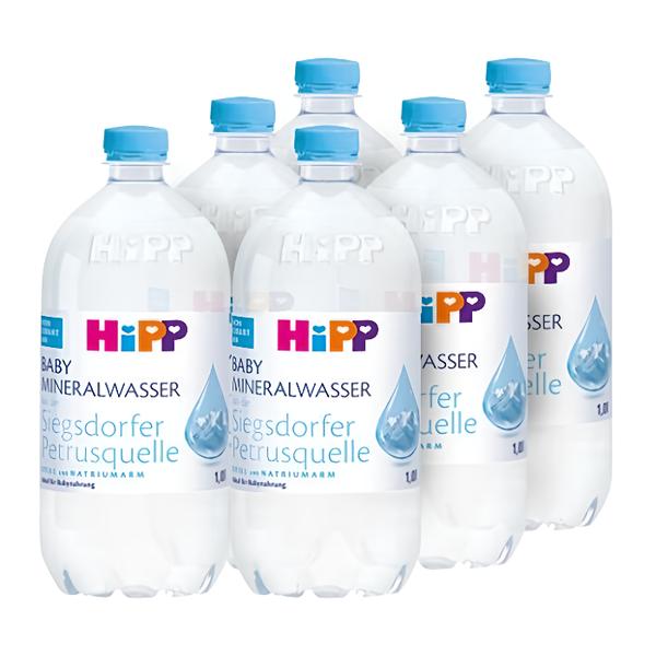 HiPP Baby přírodní minerální voda neperlivá 6x1l