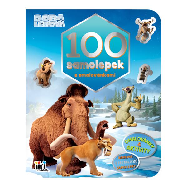 JIRI MODELS 100 samolepek s omalovánkami Doba ledová