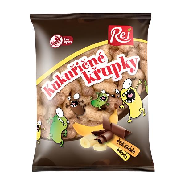 Křupky banánové s čokoládou