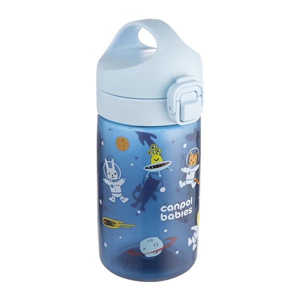 Canpol babies Lahev pro děti JUNIOR, 400 ml, modrá