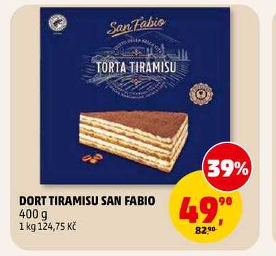 DORT TIRAMISU SAN FABIO, 400 g 