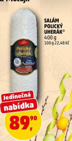 SALÁM POLICKÝ UHERÁK, 400 g