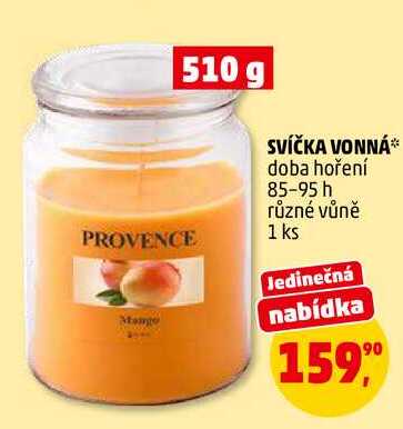 SVÍČKA VONNÁ, 510 g