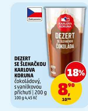 DEZERT SE ŠLEHAČKOU KARLOVA KORUNA, 200 g 