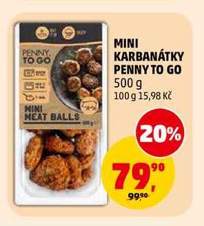 MINI KARBANÁTKY PENNY TO GO, 500 g