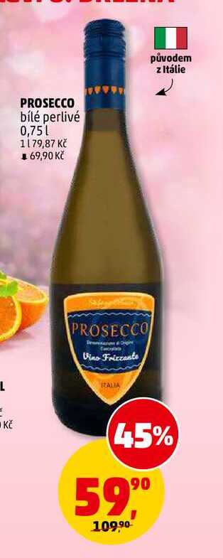 PROSECCO, 0,75 l