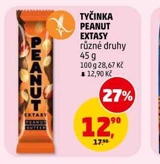 TYČINKA PEANUT EXTASY, 45 g
