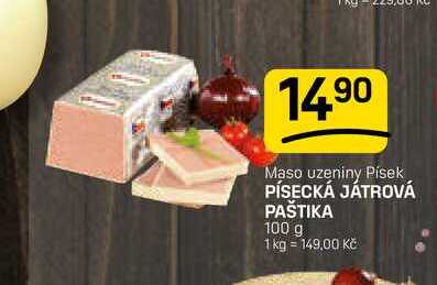 PÍSECKÁ JÁTROVÁ PAŠTIKA 100 g 