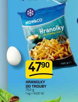 HRANOLKY DO TROUBY 750 g 