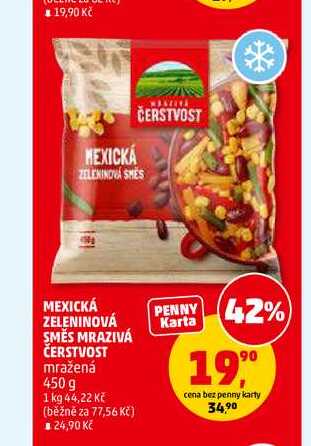 MEXICKÁ ZELENINOVÁ SMĚS MRAZIVÁ ČERSTVOST, 450 g
