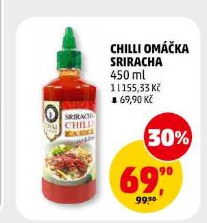 CHILLI OMÁČKA SRIRACHA, 450 ml