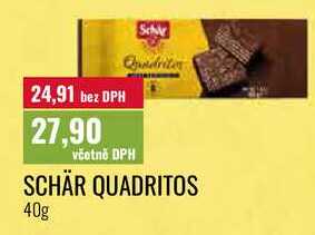 SCHÄR QUADRITOS 40g 