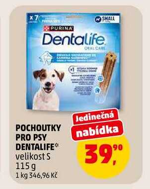 POCHOUTKY PRO PSY DENTALIFE, 115 g