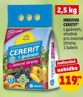 HNOJIVO CERETIT, 2,5 kg