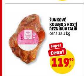 ŠUNKOVÉ KOLENO S KOSTÍ ŘEZNÍKŮV TALÍŘ, 1 kg