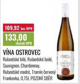 VÍNA OSTROVEC 0,75l