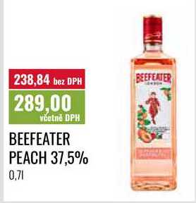 BEEFEATER PEACH 37,5% 0,7l