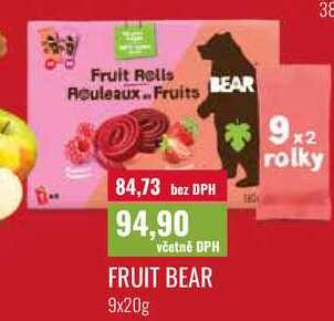 FRUIT BEAR 9x20g 