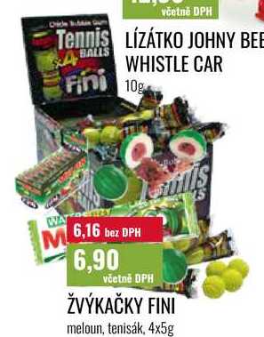 ŽVÝKAČKY FINI 4x5g 