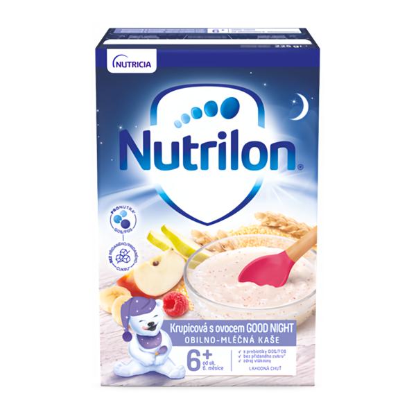 Nutrilon Pronutra® Krupicová kaše s ovocem Good Night 6+