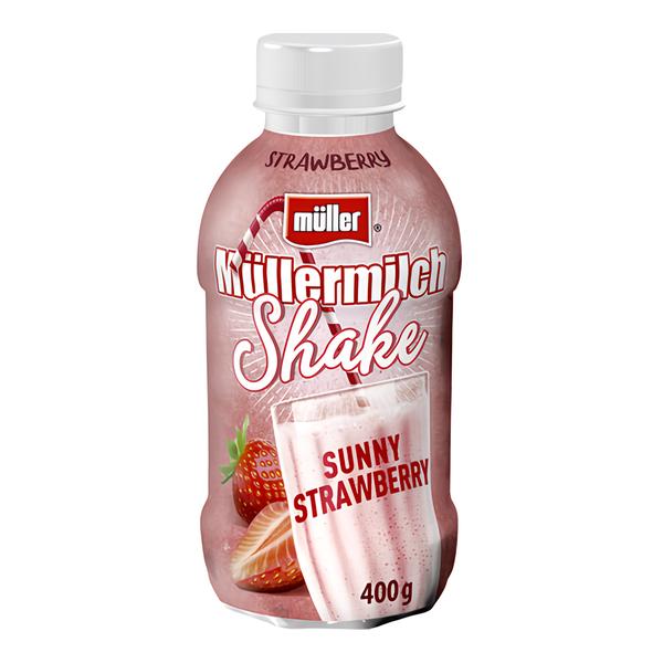 Müllermilch Mléčný nápoj jahodový shake