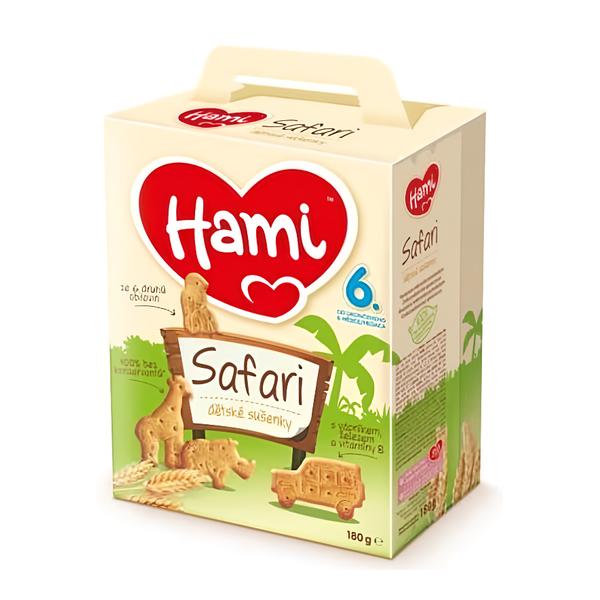 Hami Safari dětské sušenky 6m+