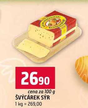 ŠVÝCÁREK SÝR 100g