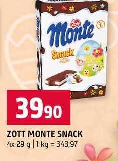 ZOTT MONTE SNACK 4x 29 g