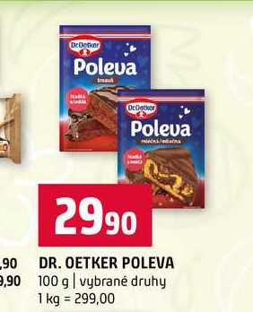 DR. OETKER POLEVA 100 g vybrané druhy