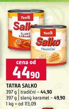 TATRA SALKO 397 g tradiční 397 g slaný karamel
