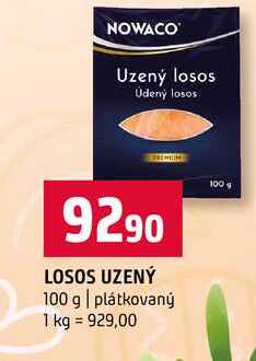 LOSOS UZENÝ 100 g plátkovaný