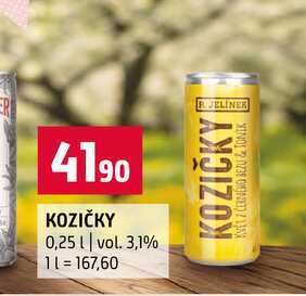 KOZIČKY 0,25l vol. 3,1%