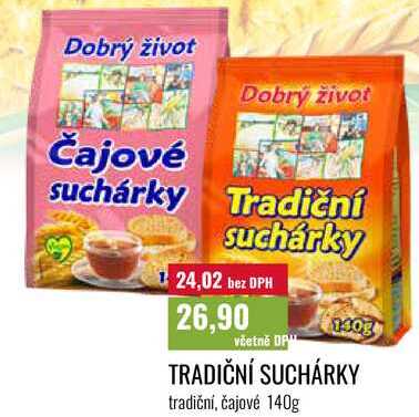 TRADIČNÍ SUCHÁRKY 140g 
