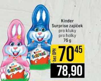 Kinder Surprise zajíček pro kluky pro holky 75g 